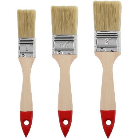 Paletina triple madera punta roja n-18 40mm