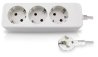 Base multiple 3 tomas con 1.5 mt de cable