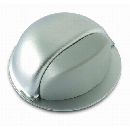 Tope para puertas adhesivo acero -cromado mate-