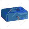 Caja caudales t0 elegant -rojo mate-