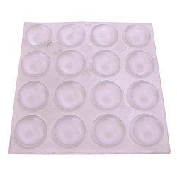 Gotas protectoras adhesivas ø 12 mm x 2.5 mm transparente