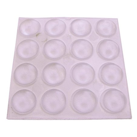 Gotas protectoras adhesivas ø 12 mm x 2.5 mm transparente