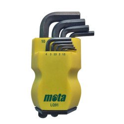 Juego llaves allen c/bola -1.5-10- corta