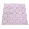 Gotas protectoras adhesivas ø 12 mm x 2.5 mm transparente