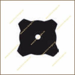 Disco desbrozadora 4 puntas 255mm cortas