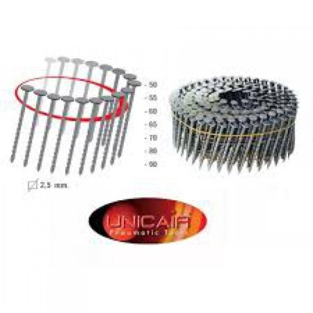 Clavo rn-80 rosc. -1000 ud-