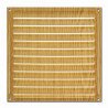 Rejilla de ventilacion 18x18 cm 19 aberturas madera clara