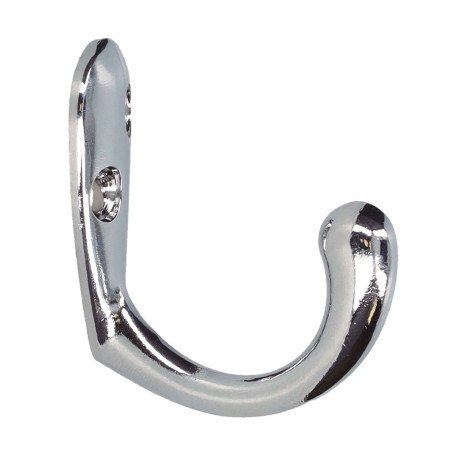 Colgador percha niquel sencillo