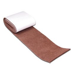 Deslizadores fieltro rollo 85 mm x 100 cm marron