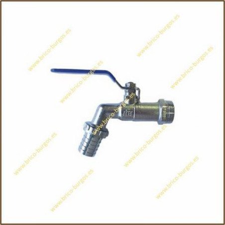 Grifo jardin curvo palanca 1/2