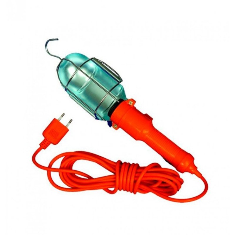 Portalamparas portatil cable 5mt 60w