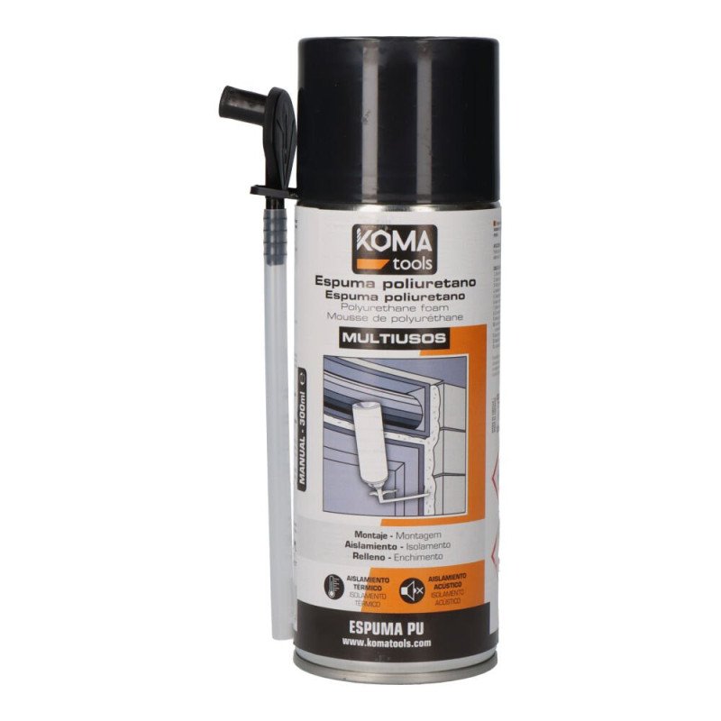 Espuma poliuretano manual 300ml -ud-