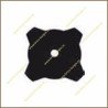 Disco desbrozadora 4 puntas 255mm cortas