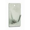 Percha adhesiva mediana acero inox